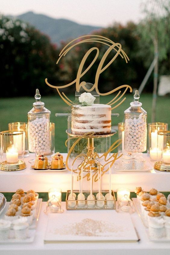 Inspirações Irresistíveis Para os Doces do seu Casamento