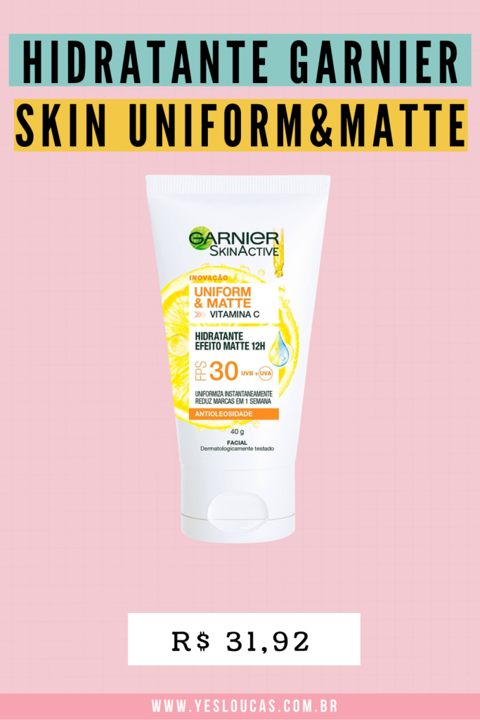 Hidratante-Facial-Matte-Garnier-Skin-Uniform&Matte-skin-care
